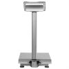 660 lb Digital Platform Scale, Heavy-Duty Folding Floor Scale for Warehouse and Shipping Use