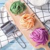 Stainless Steel Handheld Noodle Cutter, Manual Noodle Press and Cutting Tool for Homemade Pasta and Kitchen Use