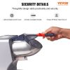 VEVOR Ice Crushers Machine, 220lbs Per Hour Electric Snow Cone Maker with 4 Blades, Stainless Steel Shaved Ice Machine with Cover and Bowl