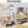 VEVOR Commercial French Fry Cutter with 4 Replacement Blades, 1/4″ and 3/8″ Blade Easy Dicer Chopper, 6-wedge Slicer and 6-wedge Apple Corer