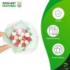 1000 Pack of Clear Side Gusseted Plastic Bags for Gifts
