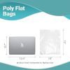 Pack of 500 Flat bags 10 x 12. Heavy Low Density Polyethylene bags 10x12. Clear Bags for Industrial, Food Service