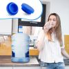 Reusable 5-Gallon Water Jug Cap, Non-Spill Silicone Replacement Lid, 55mm (2.17 in) Anti-Splash Bottle Cap