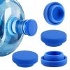 Reusable 5-Gallon Water Jug Cap, Non-Spill Silicone Replacement Lid, 55mm (2.17 in) Anti-Splash Bottle Cap