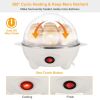 Electric Egg Cooker with Auto Shut-Off, 7-Egg Capacity BPA-Free Hard-Boiled Egg Maker with Measuring Cup