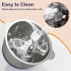 KOIOS 500W Powerful Electric Food Processor with 8 Cup Stainless Steel & Glass Bowls