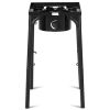 100,000 BTU Portable Propane Camp Stove with Adjustable Legs for Outdoor Cooking and Camping