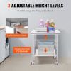 VEVOR Stainless Steel Work Table with Wheels 24 x 30 Prep Table with casters Heavy Duty Work Table for Commercial Kitchen Restaurant Business (24 x 30