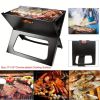 Portable & Foldable Outdoor Charcoal Grill for Tailgating. Durable Metal Build, Ideal for Camping, Picnics, RV Trips