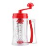 Handheld Manual Batter Mixer and Dispenser, Pancake and Cake Batter Mixing Tool for Mess-Free Baking
