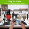 Cold Press Juicer Machine 300W Electric Slow Masticating Juicer for Whole Vegetable and Fruit with Reverse Function 2 Containers Cleaning Brush Clear