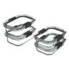 Brilliance Glass Food Storage Containers Set (4-Piece) with Secure Latching Lids