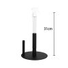 Paper Towel Holder with Spray Bottle, Countertop Paper Towel Stand for Kitchen Cleaning