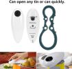 Electric can opener set, can opener, one-click start, suitable for people with small strength, outdoor camping gadgets, small household appliances