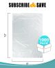 Pack of 1000 Leak Proof Bags with EVA Additive 6 x 12. Polyethylene 1.40 Mil. Bags 6x12. Clear Bags for Industrial, Food Service