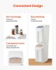 4.5Gal/20Lx2 Large Ingredient Storage Container Airtight Kitchen Flour Bin