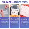 White Block Reclosable Bags, 5 x 8 Inch. Pack of 100 Zipper Bags for Food Storage with Write-On Block. Waterproof Bags for Small Business
