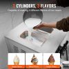 VEVOR 2200W Commercial Soft Ice Cream Machine 3 Flavors 5.3 to 7.4Gallon per Hour PreCooling at Night Auto Clean LCDPanel for Restaurants Snack Bar