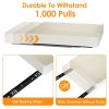 Pull Out Cabinet Organizer Stick On Drawer Carbon Steel Pull Out Shelf Slide Out Pantry Organizer for Kitchen Bathroom Living Room 11.93"Wx16.61"Dx2.2