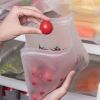 Reusable Food Storage Bags, 4-Count BPA-Free Reusable Freezer Bags for Snacks and Meal Prep