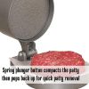 Crab Cake & Sausage Burger Press with Patty Ejector, Makes 4.5-Inch Patties from 1/4 to 3/4 lb