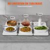VEVOR Electric Warming Tray, 18.9" x 10.2" Portable Cold Rolled Sheet Heating Tray with Temperature Control (35-100°C), Perfect for Catering, House
