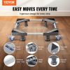 VEVOR Mini Fridge Stand, 400 lbs Load, 4 Strong Feet, 4 Locking Swivel Wheels, Washer and Dryer Pedestal