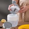 Manual Ice Planer and Crusher, Household Smoothie Ice Shaver and Small Handheld Ice Breaker for Kitchen Use