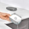 2-in-1 Kitchen Soap Dispenser with Built-In Sponge Holder for Sink Organization