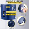 VEVOR Fryer Grease Bucket 8 Gal Oil Disposal Caddy Steel Fryer Oil Bucket w/Rust-proof Coating 30.3L Oil Transport Container w/Lid & Lock Clips Oil Ca