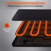 VEVOR Electric Warming Tray, 16.5" x 11" Portable Tempered Glass Heating Tray with Temperature Control (65-90°C), Perfect for Dinner, Catering, House