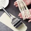 Stainless Steel Handheld Noodle Cutter, Manual Noodle Press and Cutting Tool for Homemade Pasta and Kitchen Use