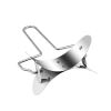 Stainless Steel Dumpling Wrapper Maker and Dough Roller, Handheld Baozi and Cookie Circle Tool for Kitchen Prep