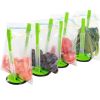 Adjustable Food Storage Bag Holder with Non-Slip Base, Hands-Free Stand for Filling Freezer Bags, Snacks, and Meal Prep