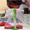Adjustable Food Storage Bag Holder with Non-Slip Base, Hands-Free Stand for Filling Freezer Bags, Snacks, and Meal Prep