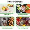 Disposable Elastic Plastic Bowl Covers Reusable