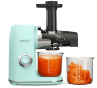Slow cold juicer press extrusion grinding ancient method extraction pure juice rate 97%