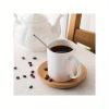 Be Mine" Ceramic Coffee Mug 11oz - White with Black and Red Heart Design, Reusable, Machine Washable - Ideal