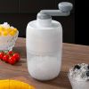 Manual Ice Planer and Crusher, Household Smoothie Ice Shaver and Small Handheld Ice Breaker for Kitchen Use