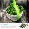 Salad Spinner with Scratch-Resistant Spinning Colander for Washing and Drying Greens