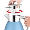 Soga 1.8L Blue Color 3-Layer Vacuum Insulated Stainless Steel Flask  Ideal for Home and Office