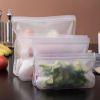 Reusable Food Storage Bags, 4-Count BPA-Free Reusable Freezer Bags for Snacks and Meal Prep