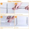 2 Tier Under Sink Organizer Retractable Kitchenware Rack Holders Space Saving Storage Shelf 55LBS Max Load