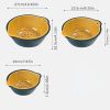 6-Piece Drain Basket Set, Stackable Double-Layer Plastic Colanders for Washing Fruits and Vegetables