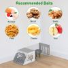 2-Piece Humane Mouse Trap Cage, Automatic Reusable Catch-and-Release Live Rodent Trap with One-Way Door