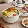 Bear 2L Portable Electric Hot Pot, 1000W Multi-Cooker with Nonstick Pan — For Noodles, Steak, Eggs, Ramen & Quick Meals