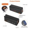 Rechargeable Electric Mouse Trap, Reusable Indoor Rodent Zapper with 1800V High Voltage for Home Pest Control