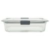 Leak-Proof Glass Food Storage Containers Set (8-Cup), Clear Storage with Secure Lids for Freshness and Organization