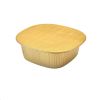 Disposable Aluminum Square Foil Pans with Snap-on Plastic Lids 650 ml Food Dish Pan, Cake Pan, Dessert Pan, Extra-Sturdy Containers for Cooking