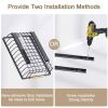 2 Pack Pull Out Cabinet Organizer, Metal Slide Out Drawers for Cabinets, Sliding Drawers Adhesive Nano Film Roll out Shelf for Kitchen Pantry Bedroom